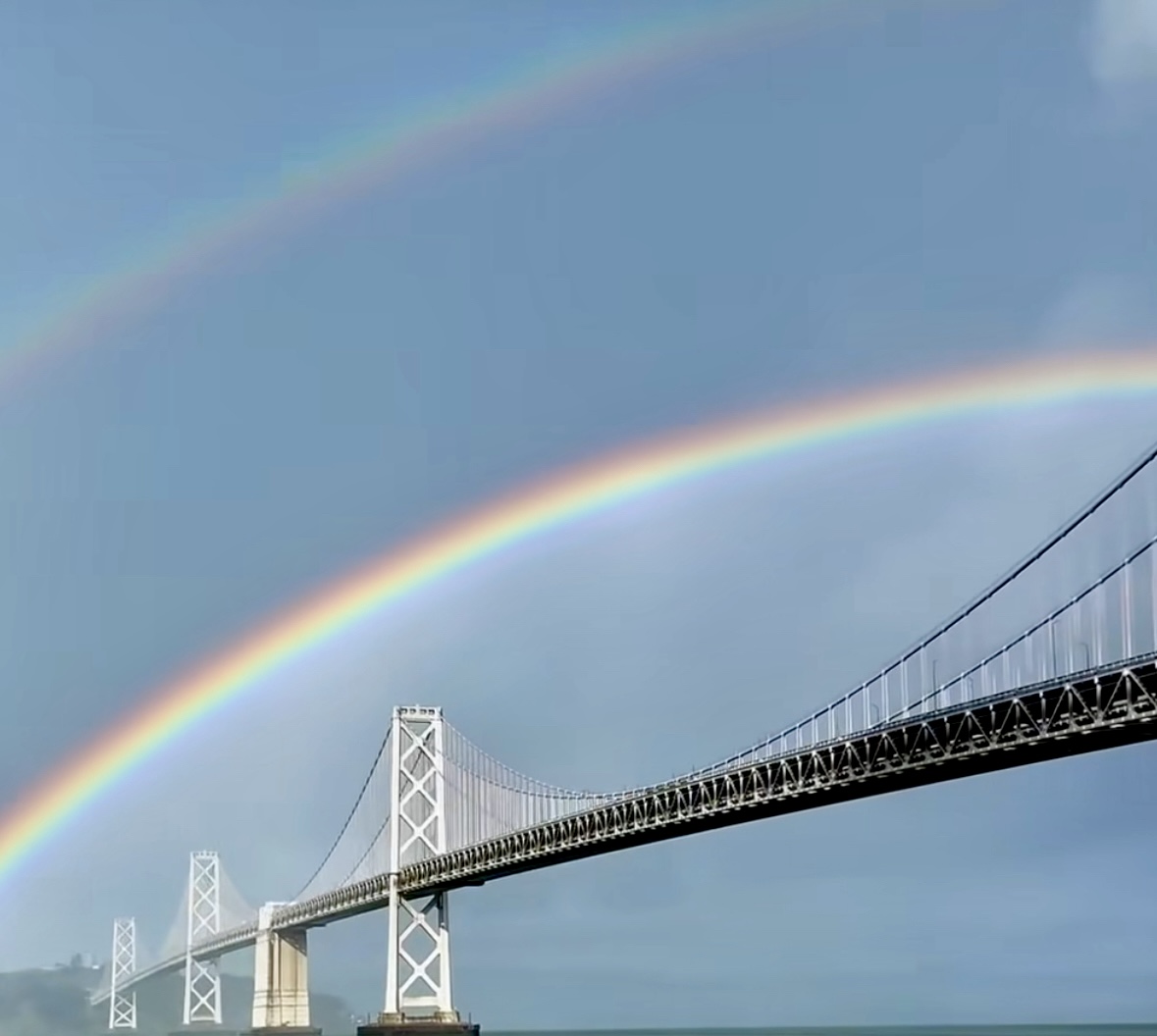 Two Double Rainbows Arched Around San Francisco This Weekend