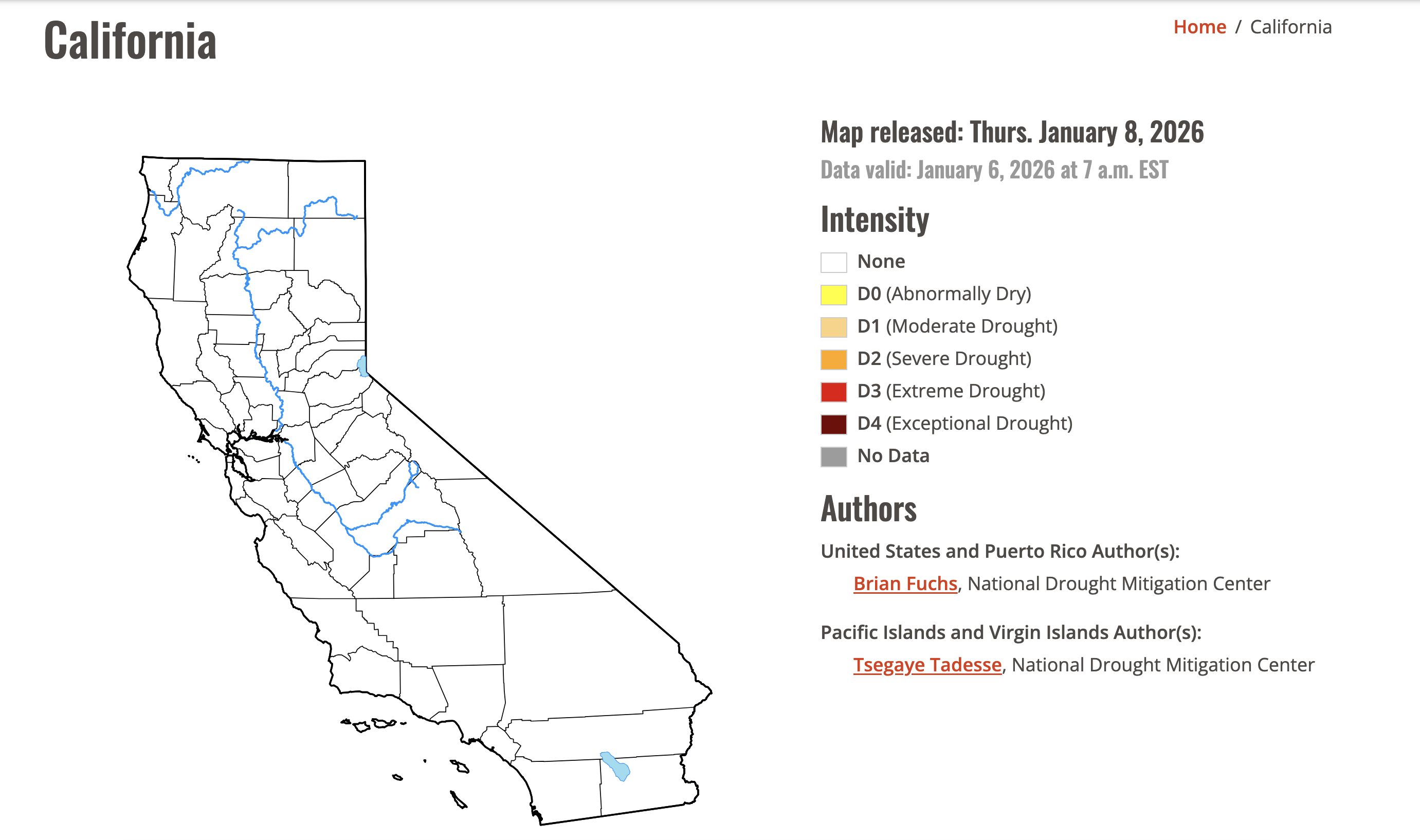 California Is Completely Drought-Free for First Time in a Generation